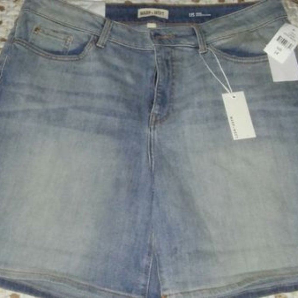 Warp and Weft boyfriend LISBON shorts 14W